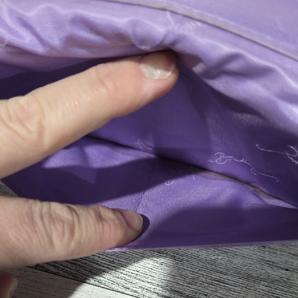 Vera Bradley Purple Floral Wallet - Picture 15 of 16